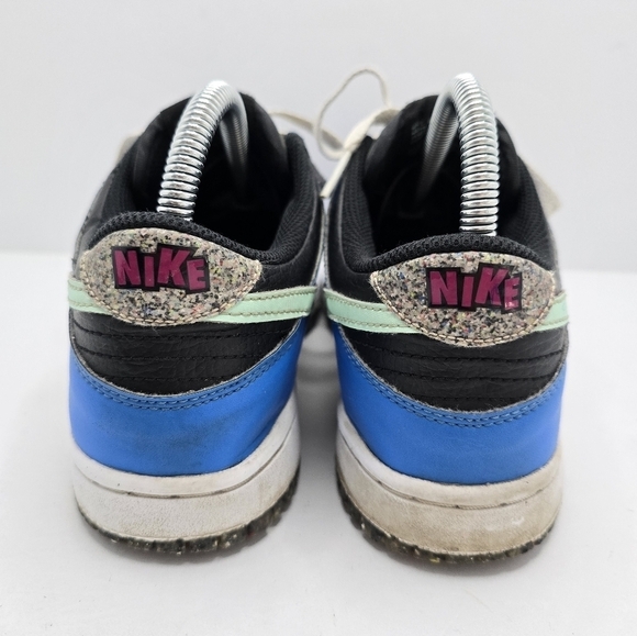 Nike | Dunk Low SE Crater blue black sporty streetwear sneakers | WMS 7.5 - Picture 9 of 13